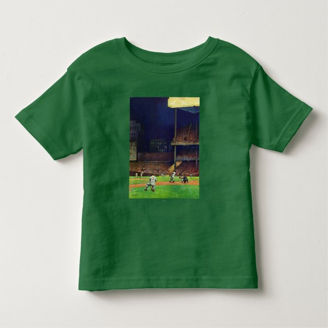 Camiseta Infantil Sob as luzes de John Falter (Frente)