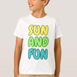 Camiseta Infantil Sol e Diversão