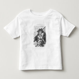 Camiseta Infantil Soldado continental que guardara uma bandeira do