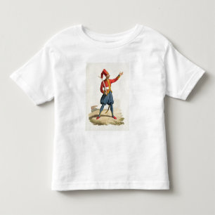 Camiseta Infantil Soldado turco, 'dos trajes do vário Nat