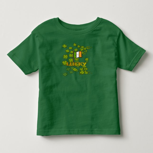 Camiseta Infantil Sorte dos irlandeses (Frente)