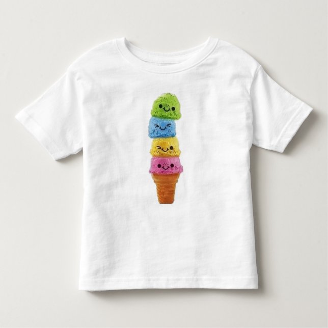Camiseta Infantil sorvete (Frente)