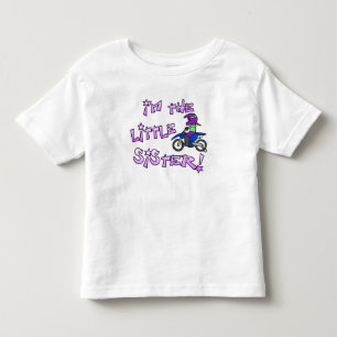 Camiseta Infantil Sou a Pequena Irmã Motocross T Shirt