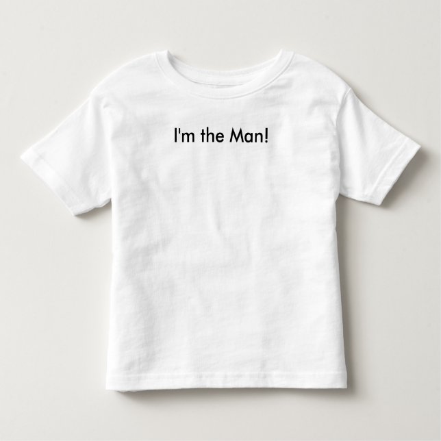 Camiseta Infantil Sou o Homem! (Frente)