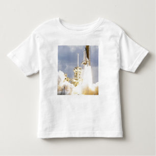 Camiseta Infantil Space Shuttle Atlantis decola 2