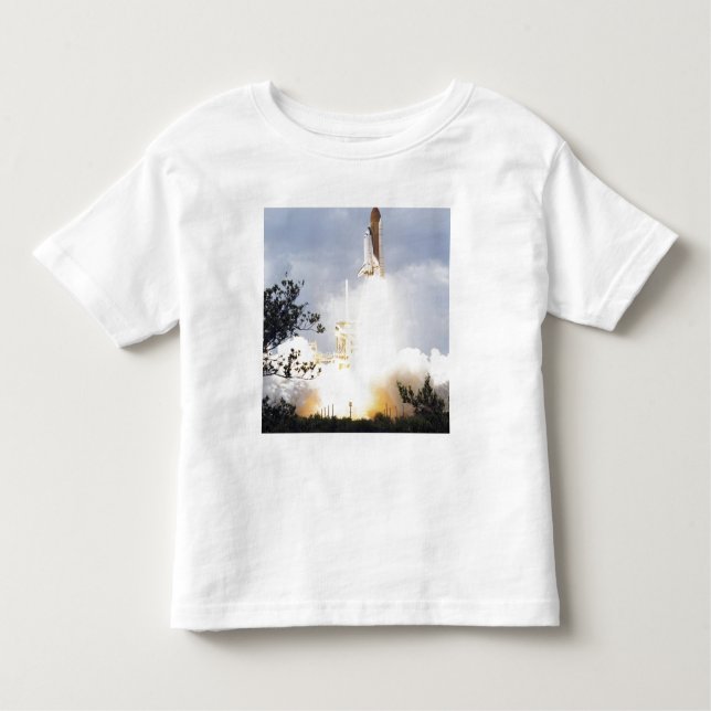 Camiseta Infantil Space Shuttle Atlantis tira 4 (Frente)