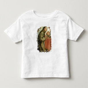 Camiseta Infantil St Anthony de Pádua adorador a criança do cristo