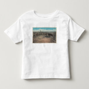 Camiseta Infantil St Augustine, Florida - o olho do pássaro do Ft.