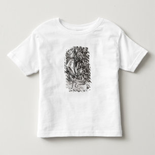 Camiseta Infantil St Michael e o dragão, de um latino