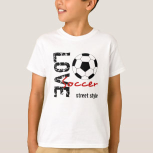 Camiseta Infantil Street Style de Futebol Unisexo