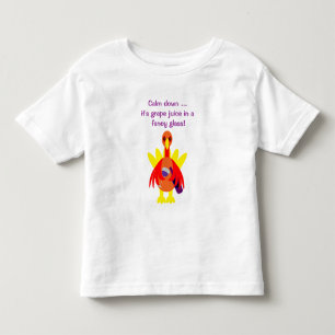 Camiseta Infantil Suco de uva da acção de graças que bebe Turquia