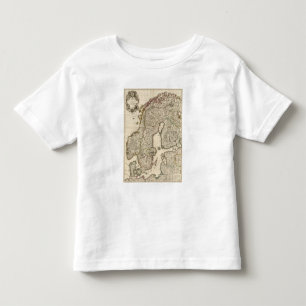 Camiseta Infantil Suecia, Noruega, Europa 2
