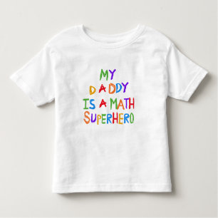 Camiseta Infantil Super-herói da matemática