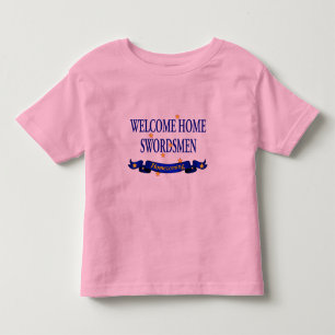 Camiseta Infantil Swordsmen Home bem-vindos