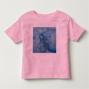 Camiseta Infantil T azul dos elefantes