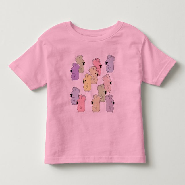Camiseta Infantil T da campainha do koala da criança multi (Frente)