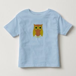 Camiseta Infantil T da criança da coruja pequena