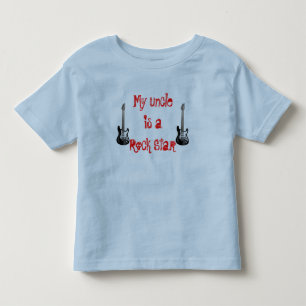 Camiseta Infantil T de Rockstar do tio Miúdo