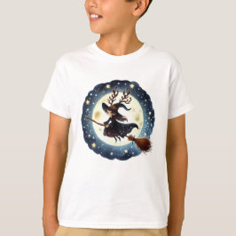 Camiseta Infantil(T-shirt) Viagem da Bruxa Natalina