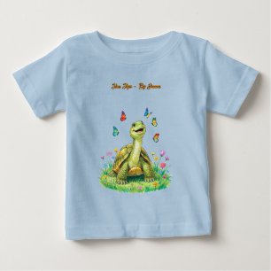 Camiseta Infantil Tartaruga Borboleta