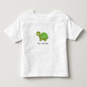 Camiseta Infantil Tartaruga pintado à mão para miúdos - PERSONALI