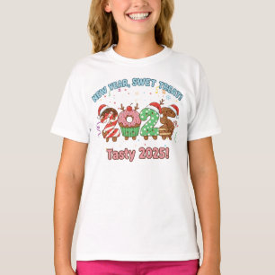 Camiseta Infantil Tasty 2025 – Guloseimas de Fim d