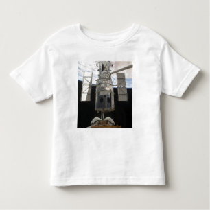 Camiseta Infantil Telescópio Espacial Hubble na baía de carga de Atl