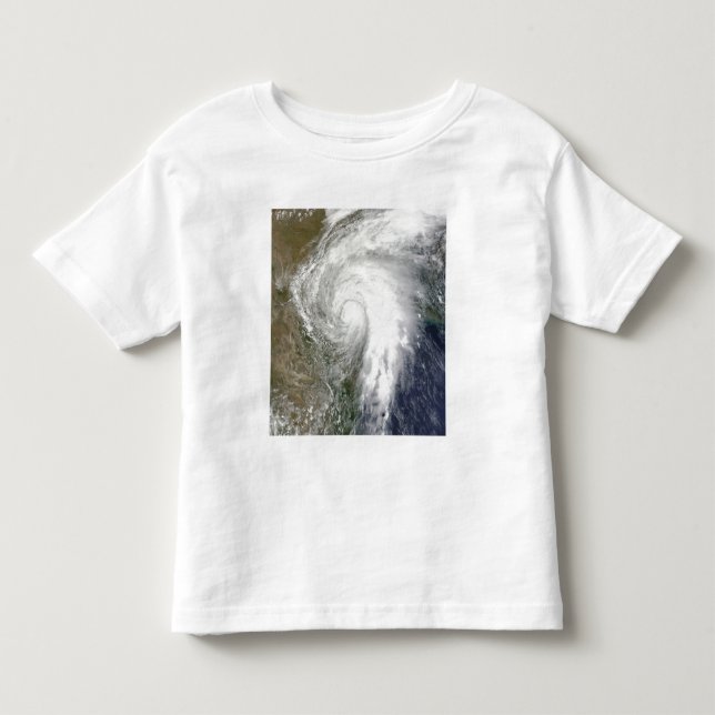 Camiseta Infantil Tempestade tropical Hermine sobre o Texas (Frente)