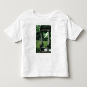 Camiseta Infantil Templo do amor nos jardins velhos de Westbury