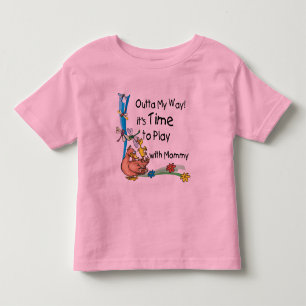 Camiseta Infantil Tempo para jogar com Mamães