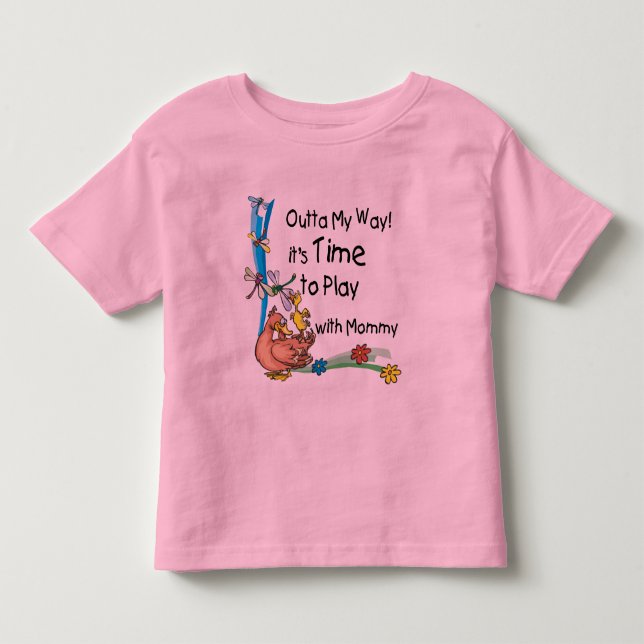 Camiseta Infantil Tempo para jogar com Mamães (Frente)