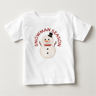 Camiseta Infantil Temporada do Boneco de Neve Kawa