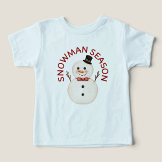 Camiseta Infantil Temporada do Boneco de Neve Kawa
