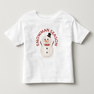 Camiseta Infantil Temporada do Boneco de Neve Kawa