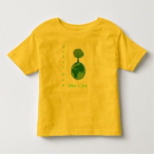 Camiseta Infantil Terra e Árvore -