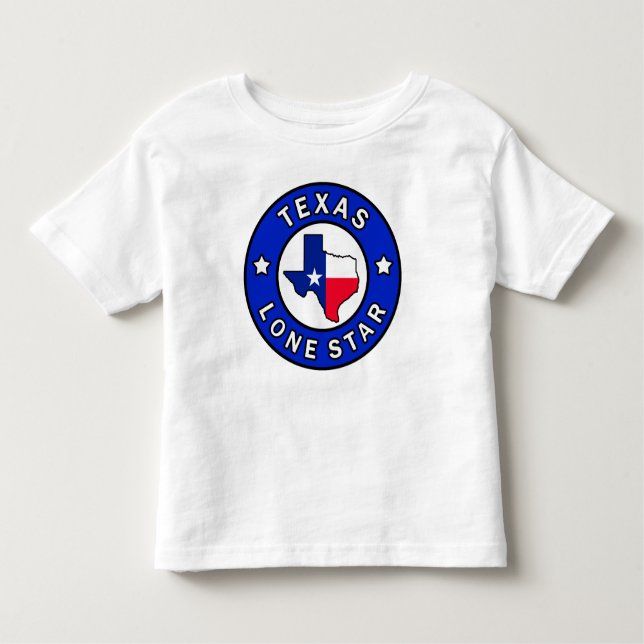 Camiseta Infantil Texas Lone Star (Frente)