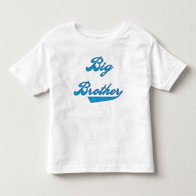 Camiseta Infantil Texto Azul do Big Brother (Frente)