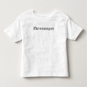 Camiseta Infantil Threenager