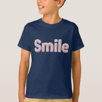Camiseta Infantil Tipografia Sorriso Twist Marshma