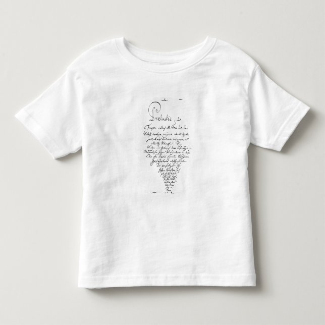 Camiseta Infantil Titlepage escrito à mão do poço moderado (Frente)