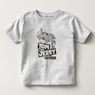 Camiseta Infantil Tom e Jerry   Tom e desenhos animados de Jerry