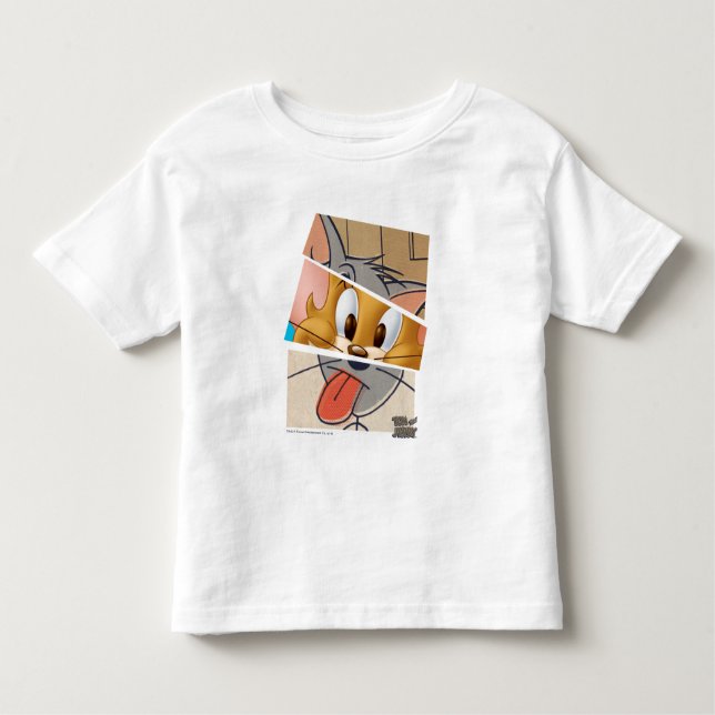Camiseta Infantil Tom E Jerry | Tom E Jerry Mashup (Frente)