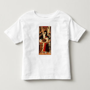 Camiseta Infantil Tomás de Aquino que está sendo recebido no O