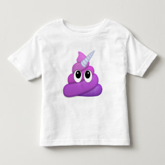 Camiseta Infantil Tombadilho pequeno especial Emoji do unicórnio