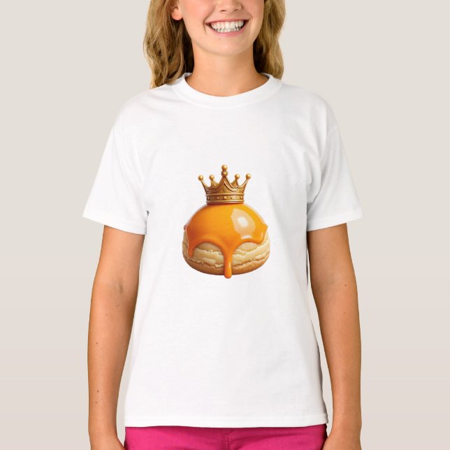 Camiseta Infantil Tompouce Coroa Koningsdag 2026 (Frente)