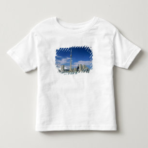 Camiseta Infantil Torre CN e Skydome em Toronto, Ontário,