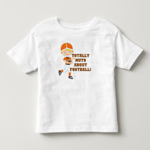 Camiseta Infantil Totalmente Loucos Sobre Futebol