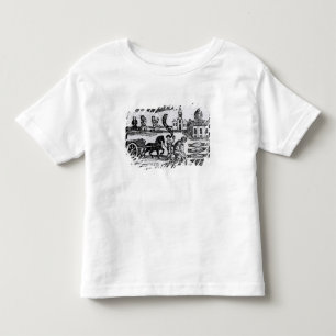 Camiseta Infantil Traga para fora seu morto, o grande praga de 1665