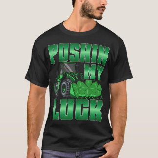 Camiseta Infantil Trator de Sorte Dia de São Patrí
