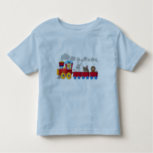 Camiseta Infantil Trem animal de Choo-Choo